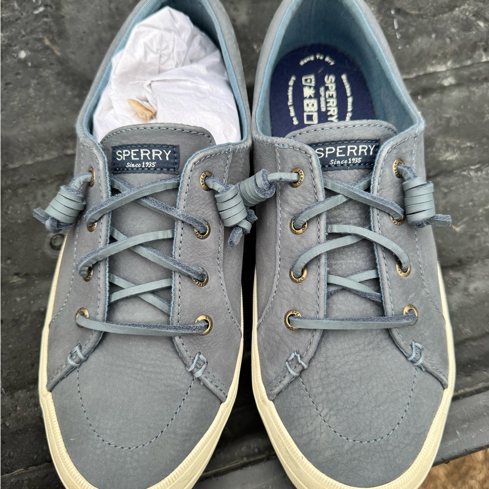 Sperry Women's Gray Boat Shoes - Picture 4 of 6